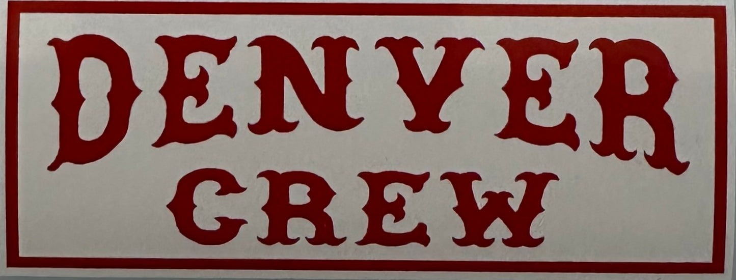 Denver Crew Sticker