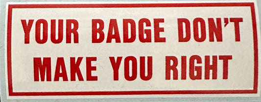 Your Badge Sticker